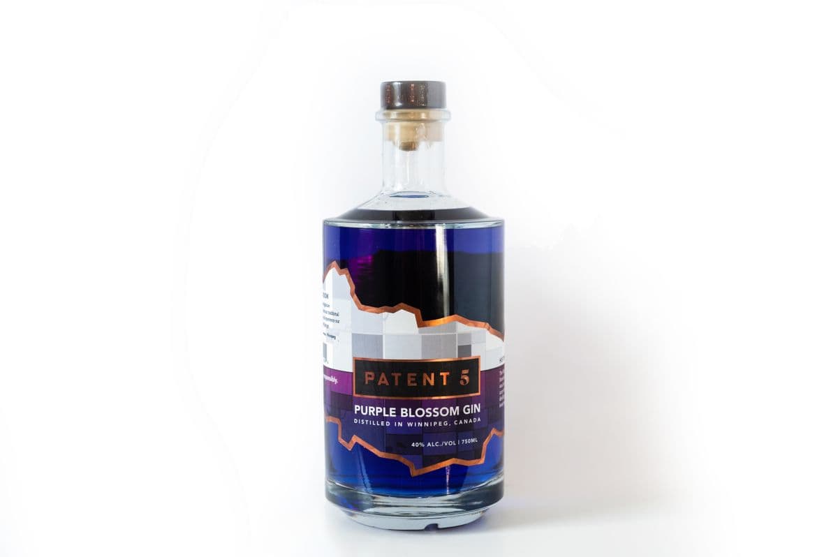 Patent 5 Purple Blossom Gin 750ml (1 x 750 ml)