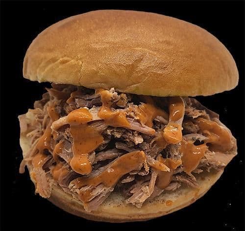 .Pulled Pork Burger.