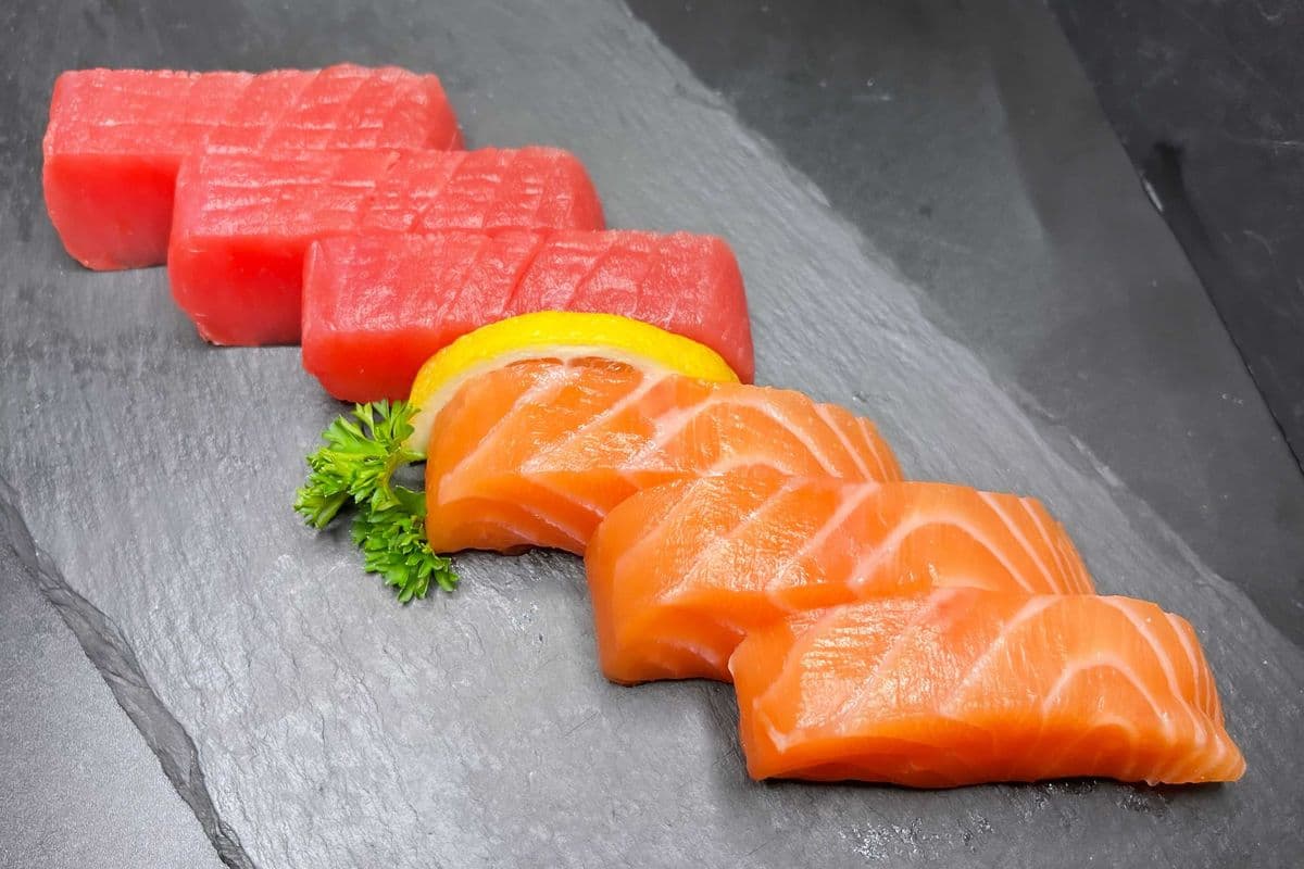 Salmon+Tuna Sashimi 6pc