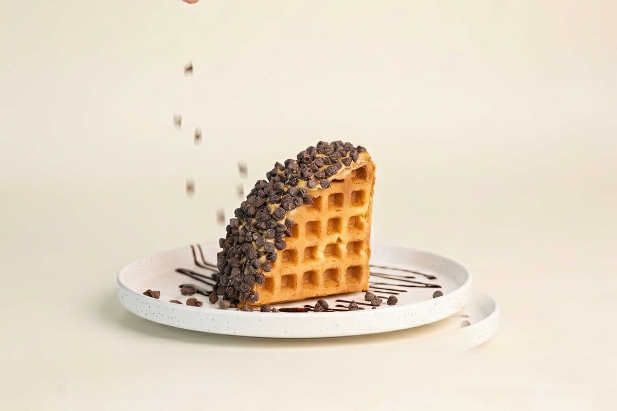 Nutella Chocolate Chip Pocket Waffle