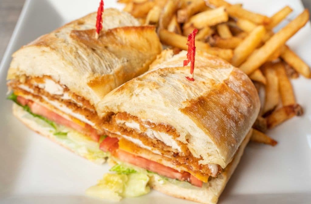 Chili Mayonnaise Chicken Crunch Sandwich