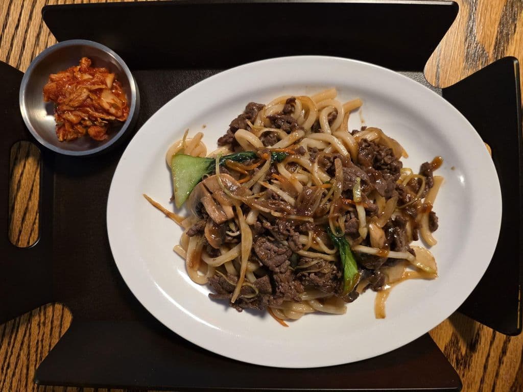 Stir-fried Beef udon