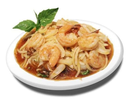 51. Crevettes Szechaun avec riz / Szechaun Shrimps with rice / 四川虾
