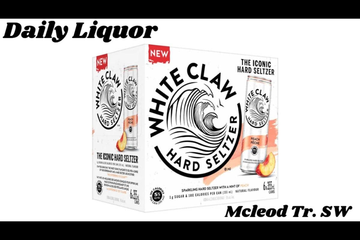 WHITE CLAW PEACH 6 CANS (1 x 6*355)
