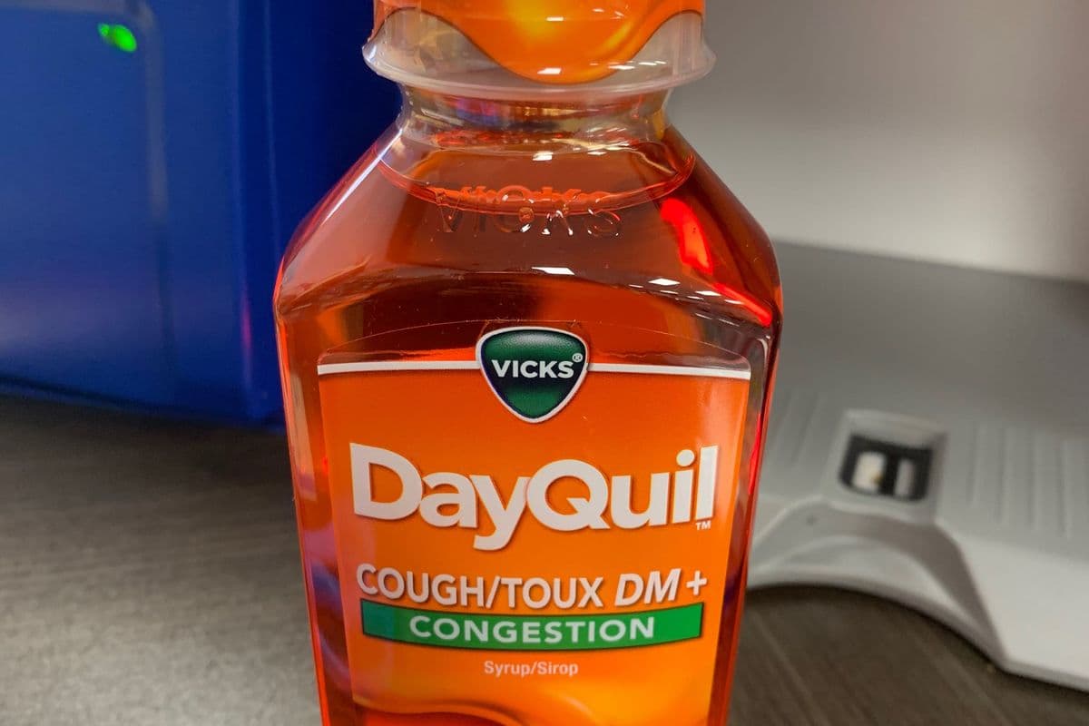 DayQuil Congestion Liquid Medicine (orange colour) (354 ml)