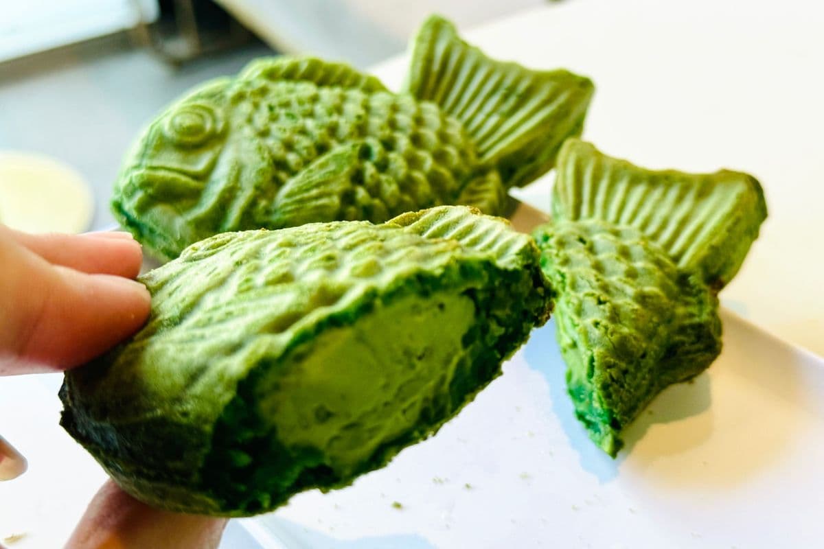 Taiyaki Matcha Cream