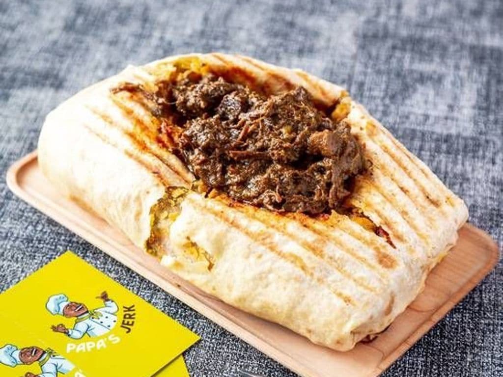 Curry Goat Roti
