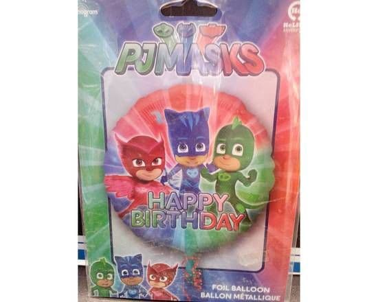 17" Round Foil Balloons (PJMASKS)