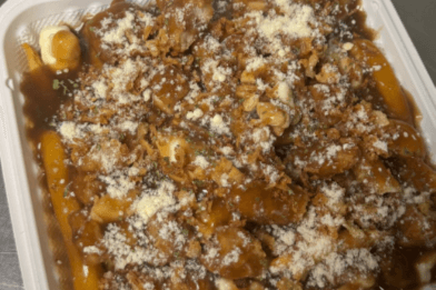Chicken parm poutine
