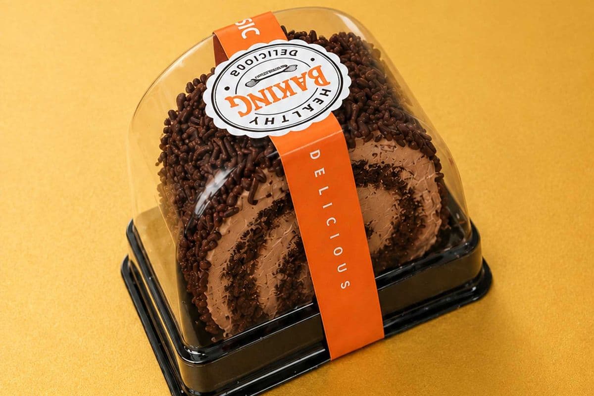 Chocolate Roll Slice