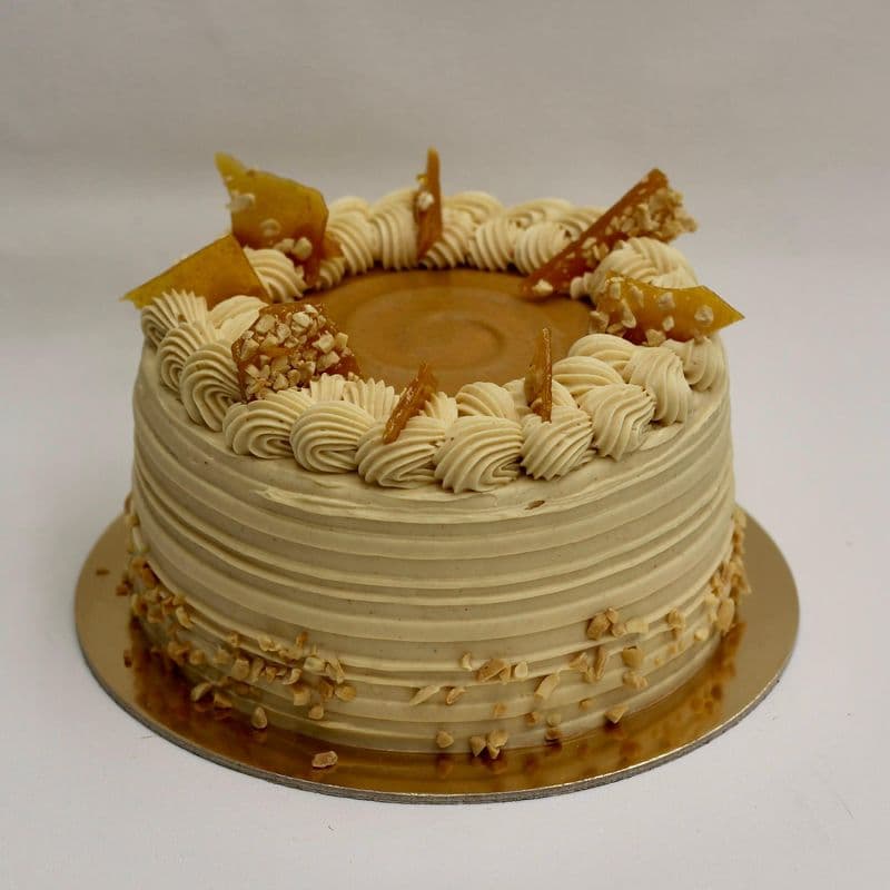 8" Peanut Butter White Chocolate Truffle Cake