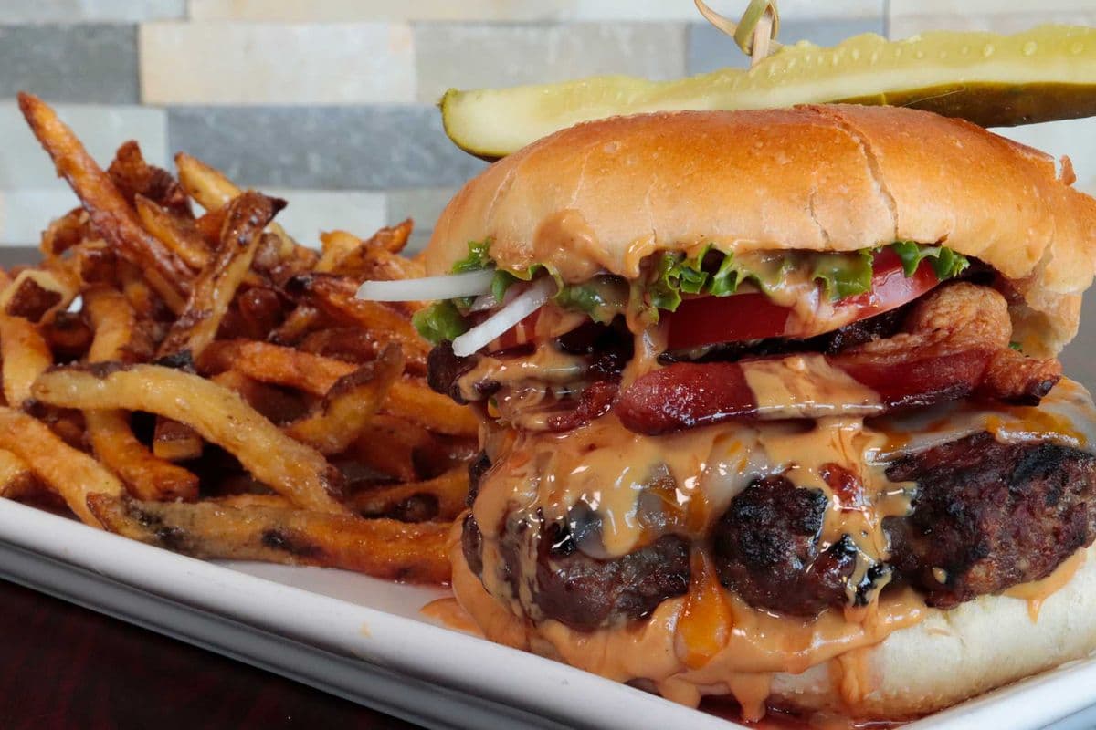 8 oz Peanut Butter and Jam Burger