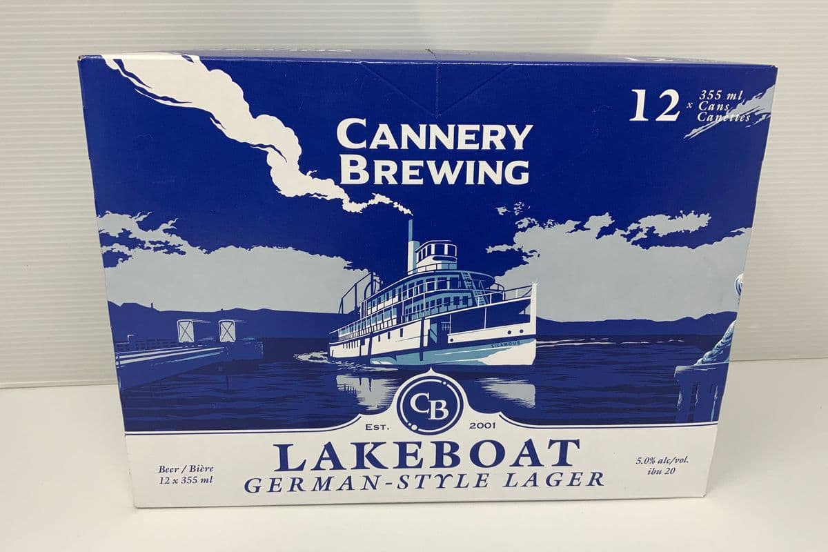 CANNERY BREWING -LAKEBOAT LAGER (12 x 355ml)