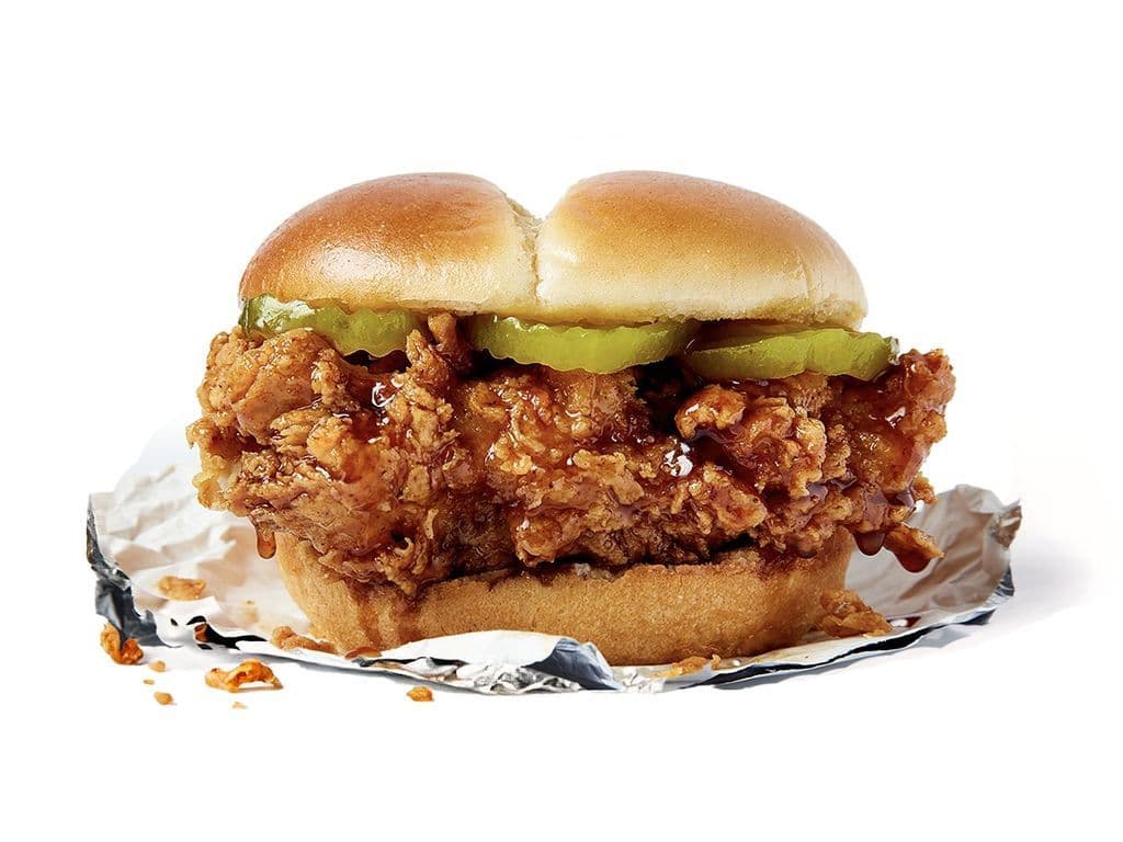 Honey Stung Fried Chicken Sandwich