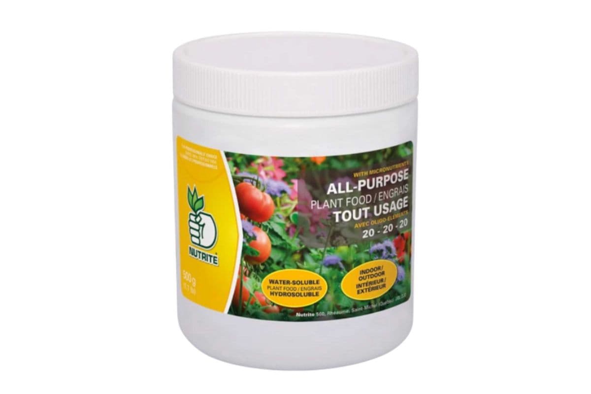 Nutrite All-Purpose Plant Food 20-20-20 - 500g
