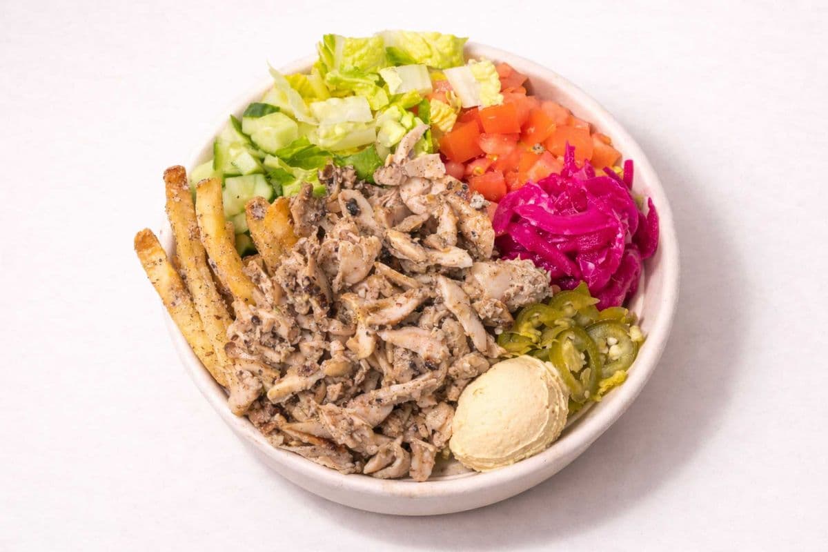 Grilled Chicken Souvlaki Bowl