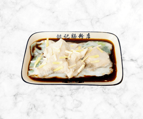 R8 Fish sliced with chives Rice noodle roll / R8 立魚片腸粉