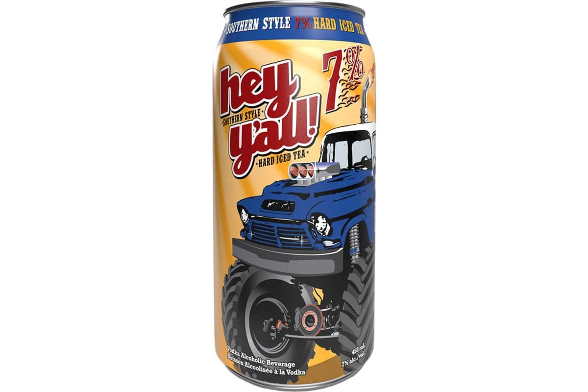 Hey Y'all 7% Hard Iced Tea (1 x 458ML)