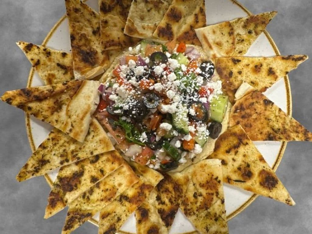 GREEK LOADED HUMMUS