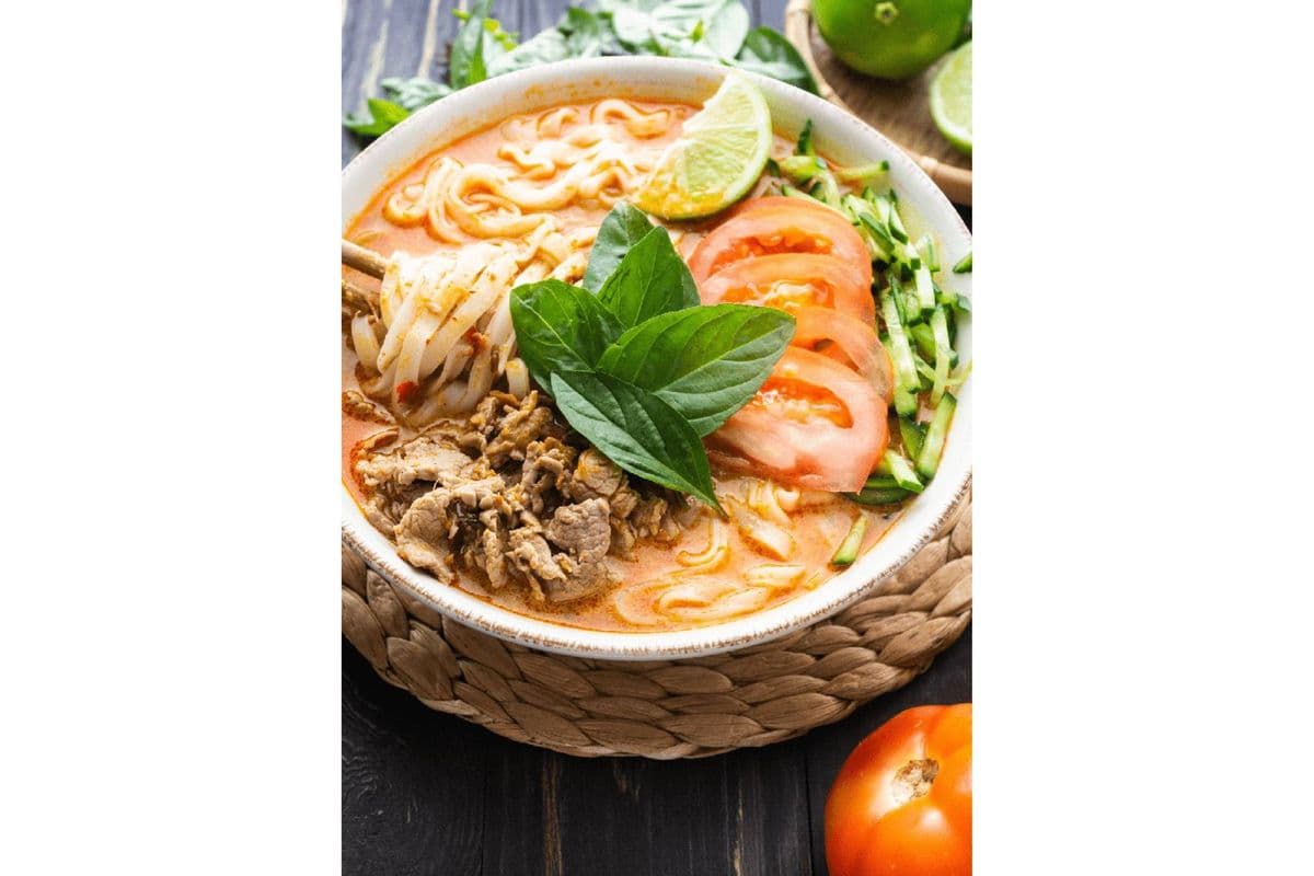 29. Satay Peanut Beef Noodles Soup
