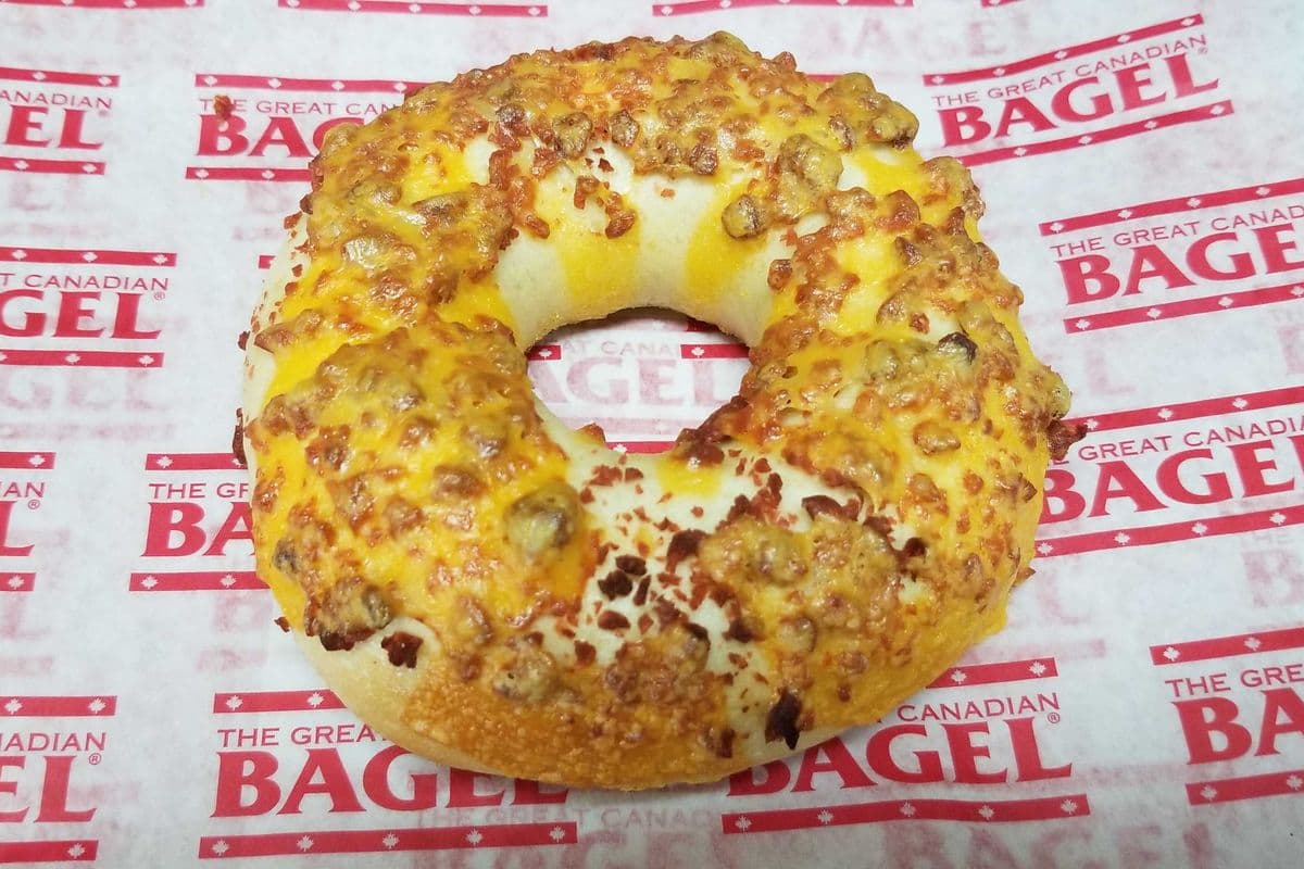 Cheddar Bacon Bagel