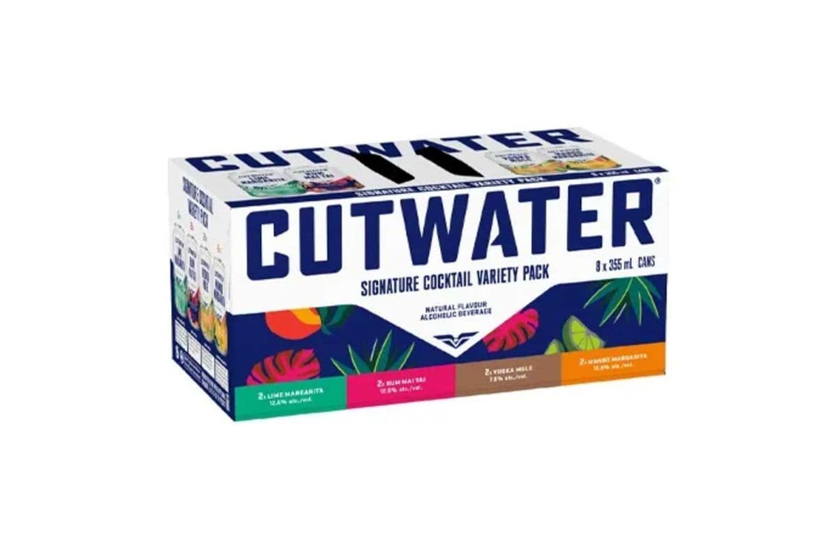 Cutwater Mixer Pack 8 Pack (8 x 355ml) (8 x 355ml)