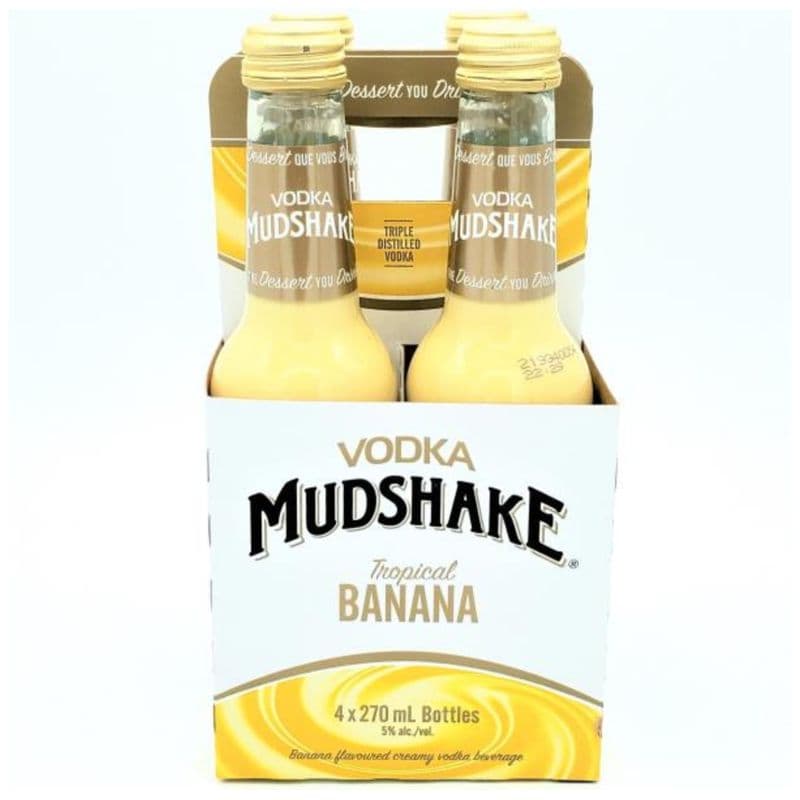Vodka Mudshake Banana (1 x 270 ml Bottle)