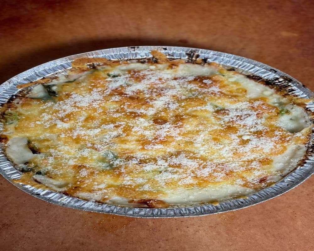 Alfredo Chicken Pizza in a Bowl