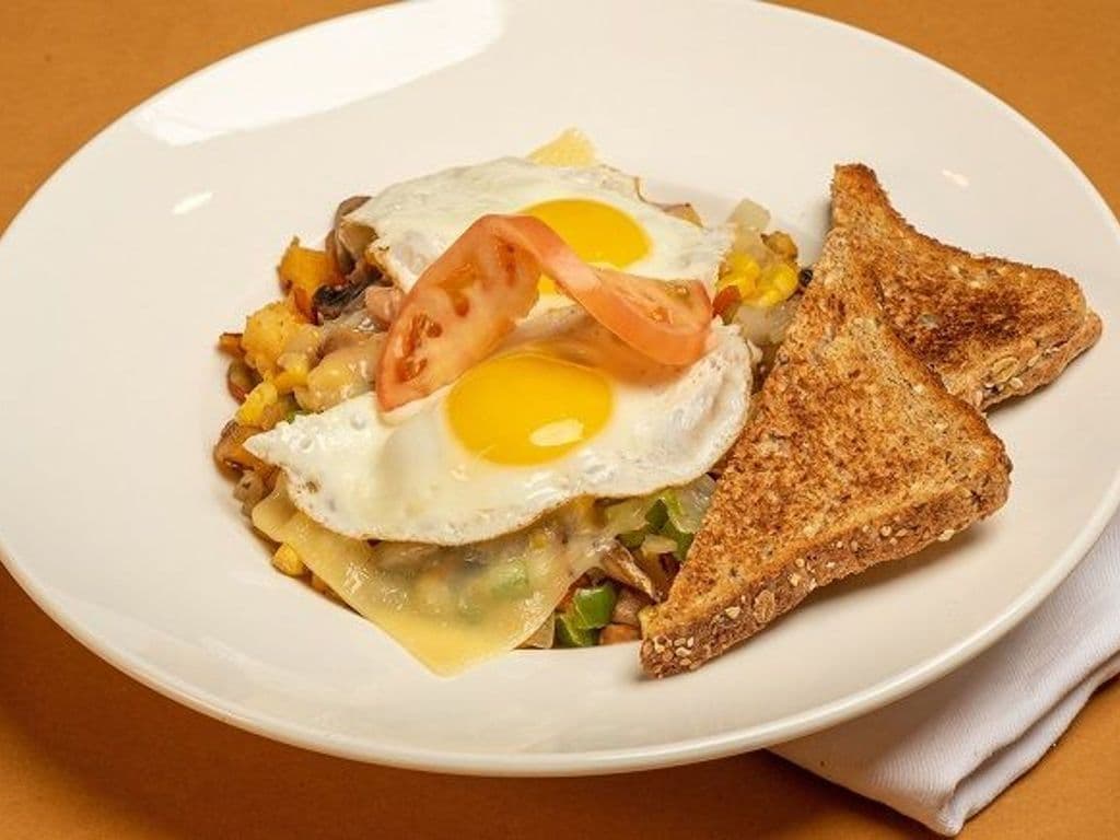 Bratwurst Hash-n-Eggs - D
