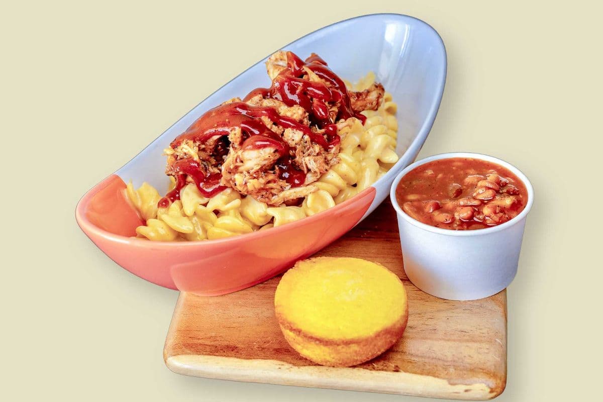 Mac n' Cheese with BBQ Meat Meal