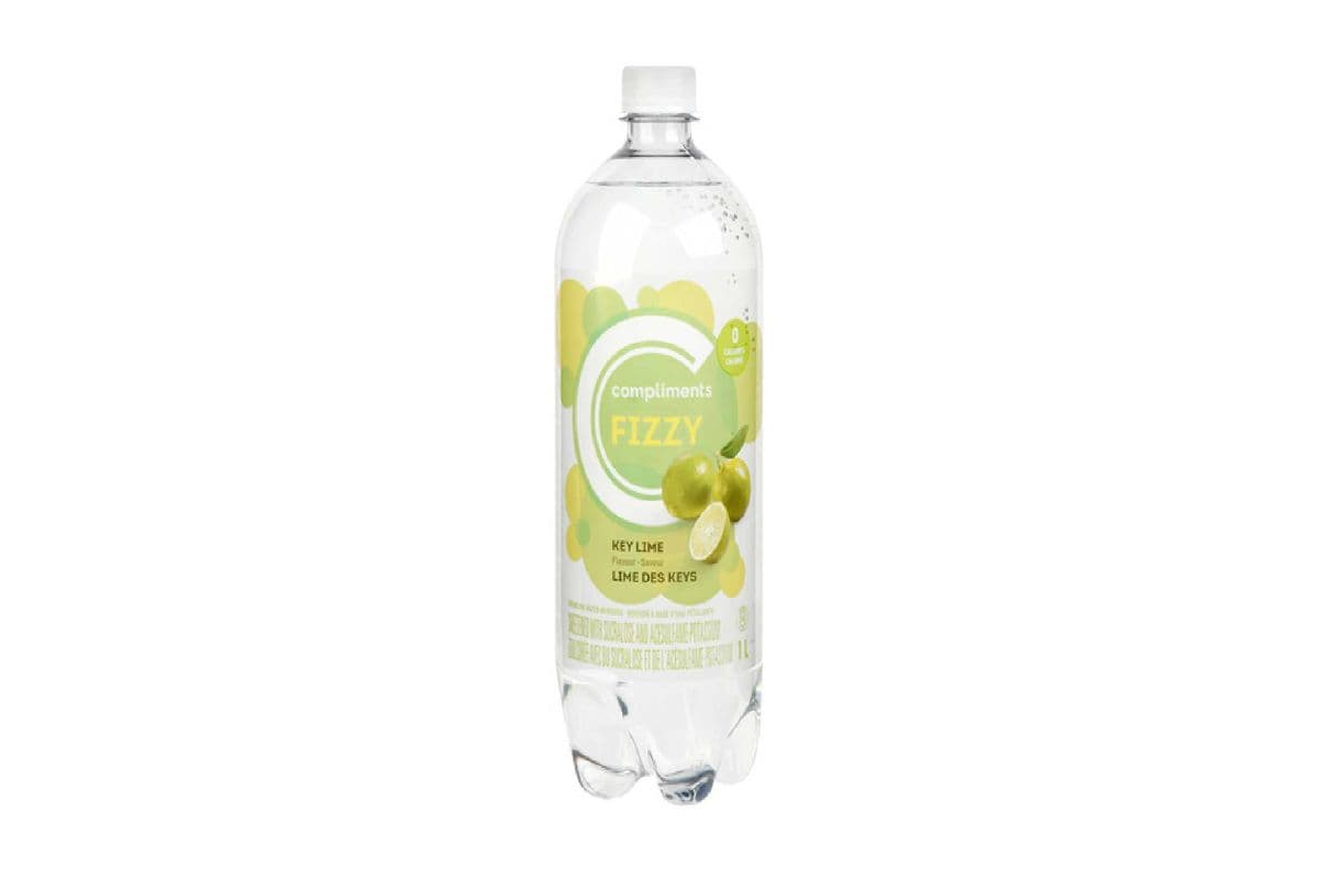 Compliments Fizzy Key Lime Sparkling Water 1 L