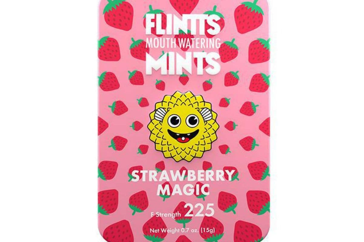 Flintts Mouth Watering Mints - Strawberry Magic