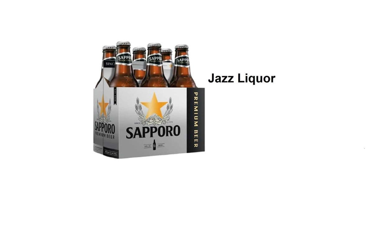 SAPPORO 6PK BOTTLES (1 x 6 x355 ML )