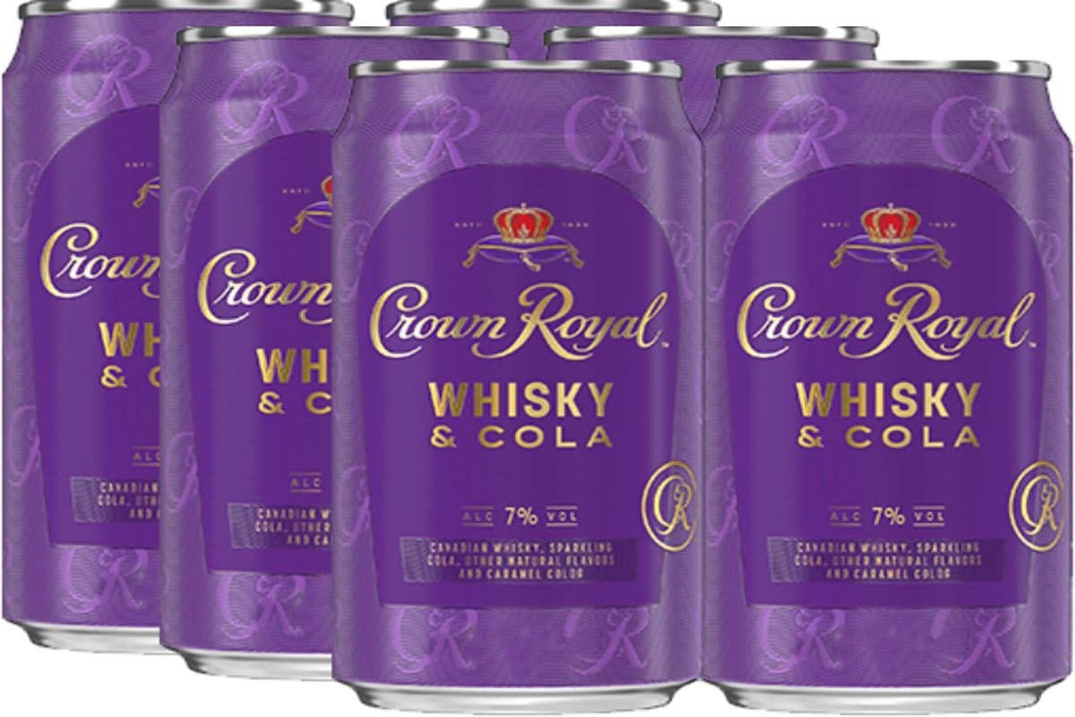 CROWN ROYAL WHISKY & COLA 6X355ML (6 x 6X355ML)