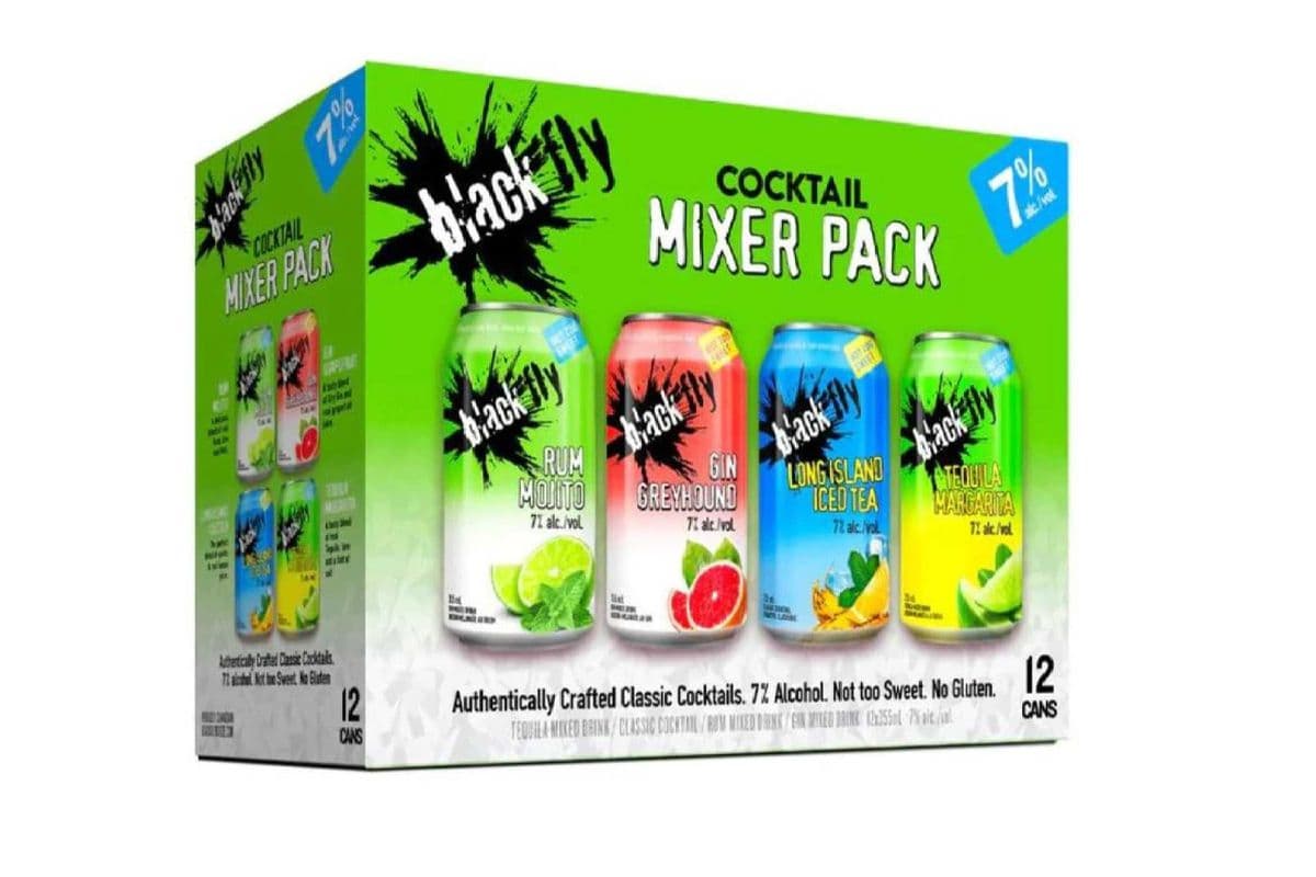 BLACK FLY COCKTAIL MIXER PACK 12PK (12 x 355ML)