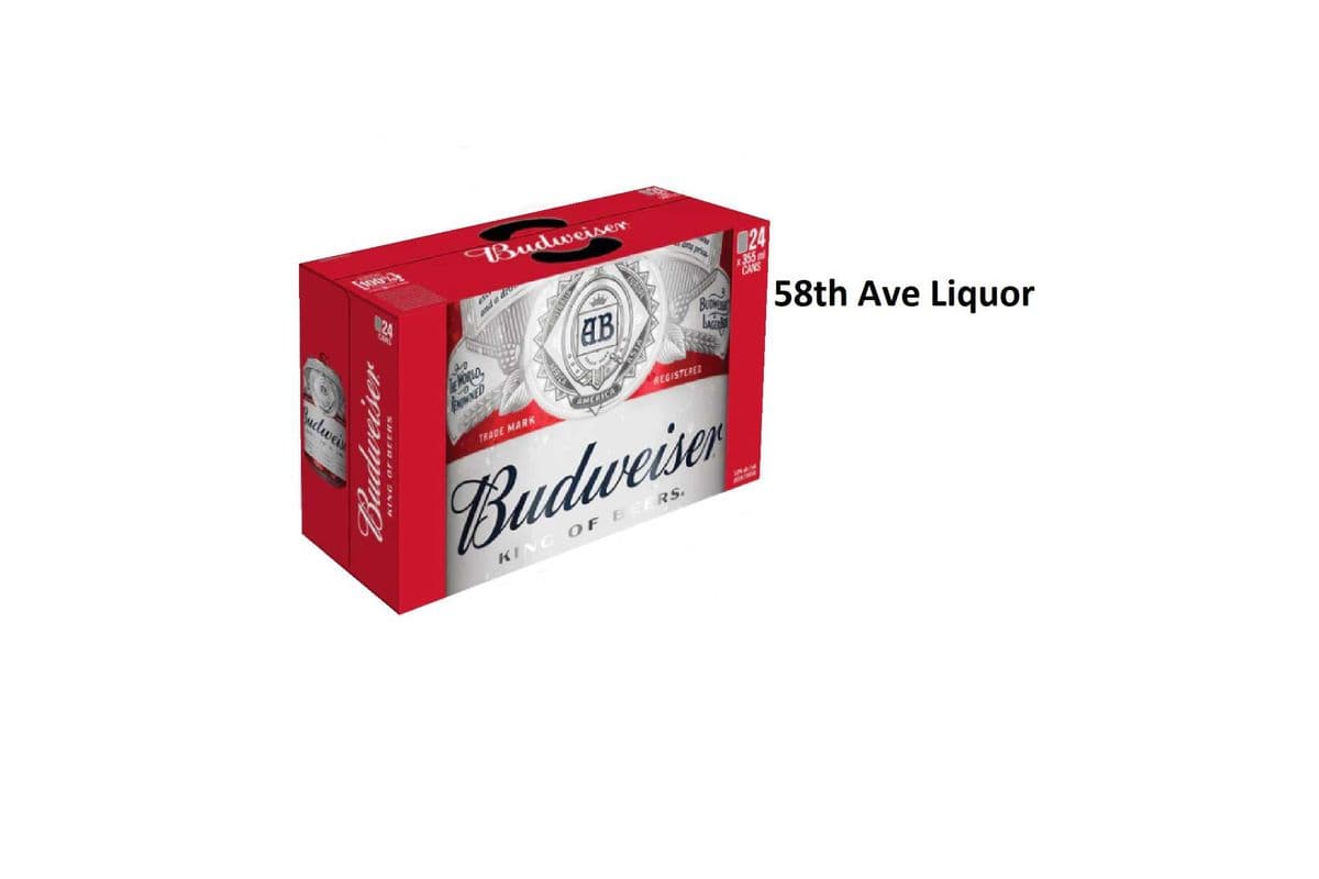 BUDWEISER 24 CANS (1 x 24x355ML)