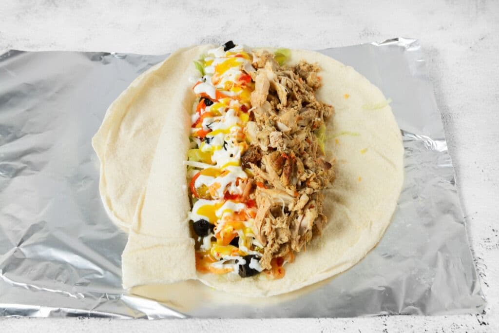 Chicken Pita (Lrg)