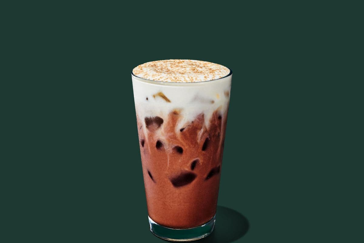 Iced Dubai Chocolate Mocha
