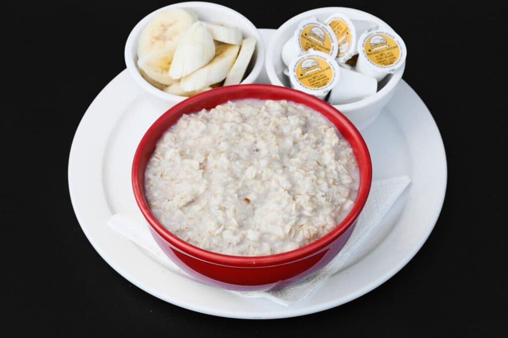 Big Bowl Not So Full Oatmeal
