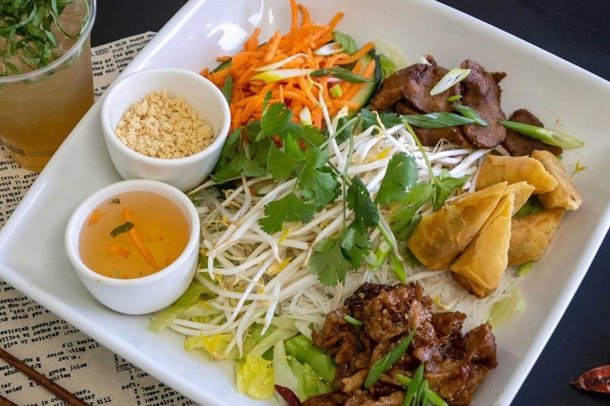 Satay Lemon Grass Chicken Vermicelli Noodles