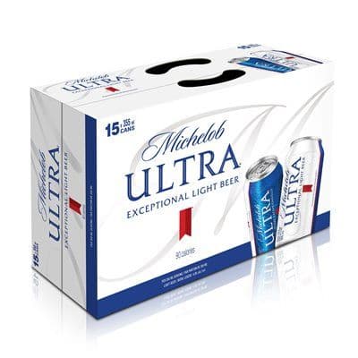 Michelob Ultra (15 Pack) (15 x 355 ml)