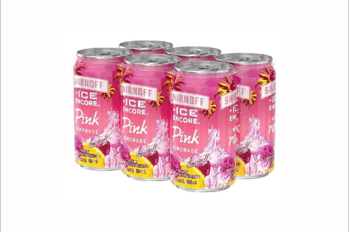 Smirnoff Ice Pink Lemonade (6 Pack) (6 x 355 ml)