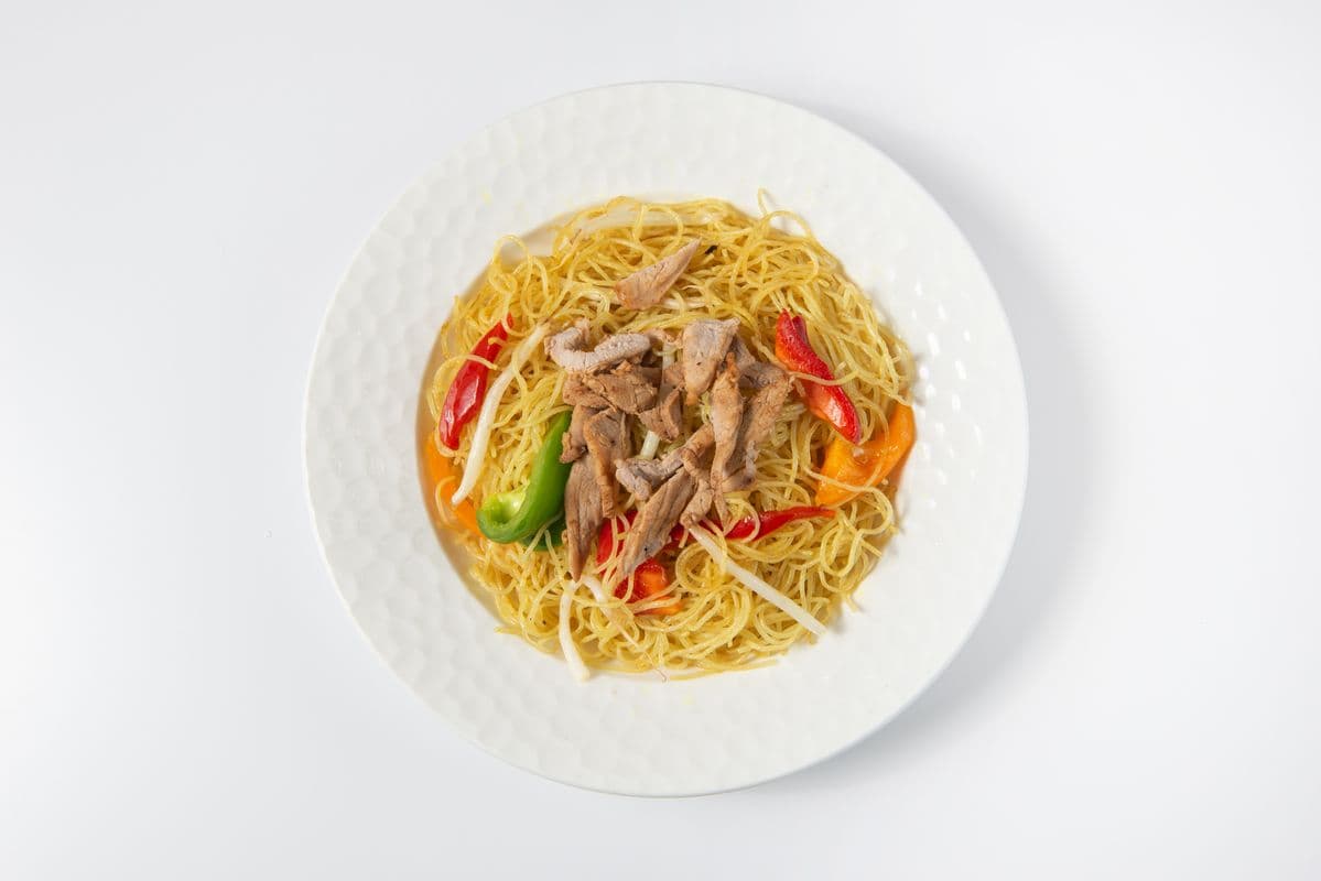 Nouilles Singapour porc