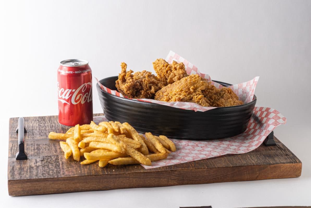 6 Pieces Fried Chicken Combo