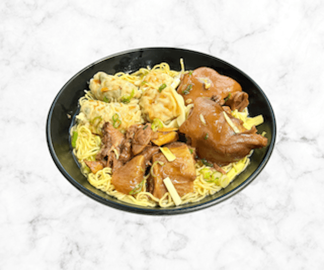 N4 Four items with soup noodle / N4 四餸汤面