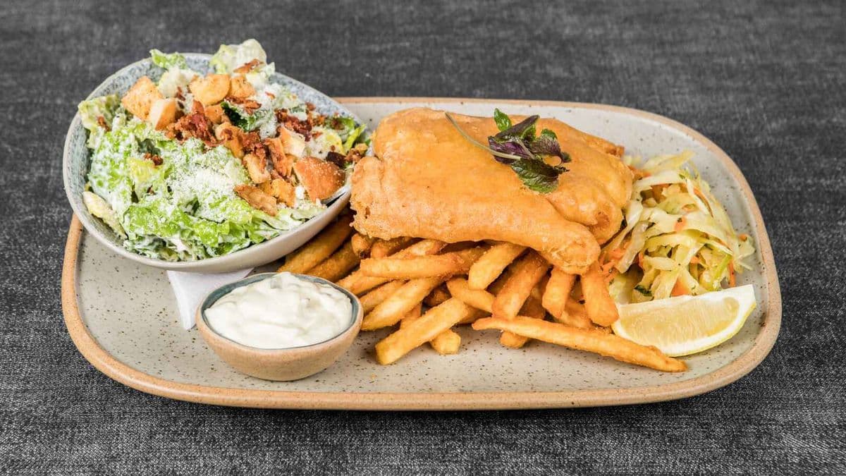 Halibut and Chips