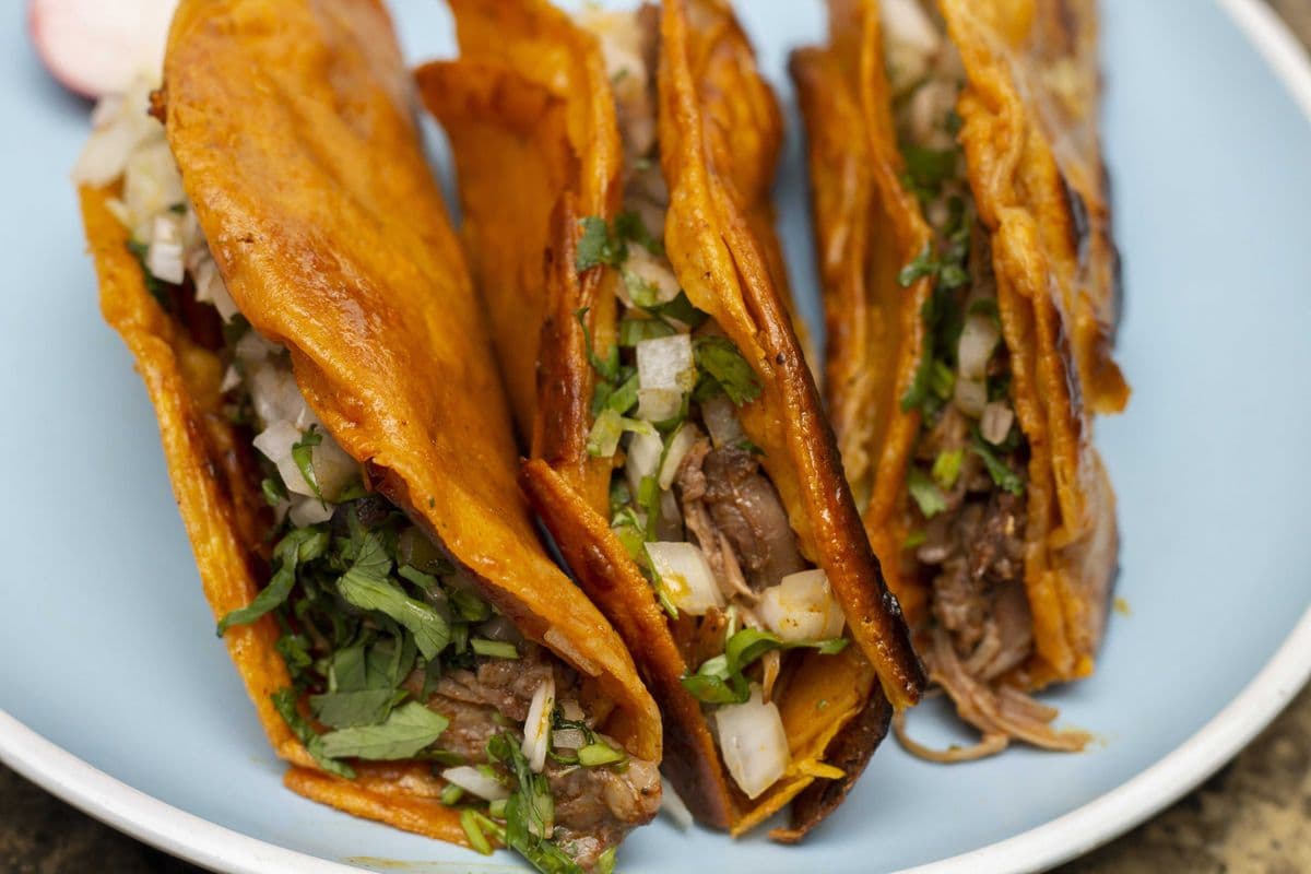 Red Tacos ( Two Grilled Tacos )