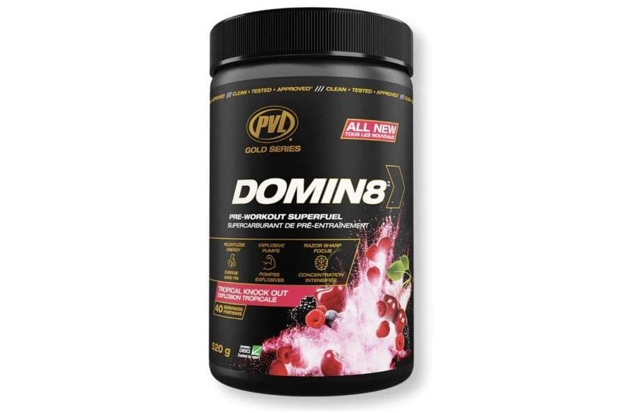 PVL Domin8 Tropical Knockout Pre-Workout Powder (520 g)