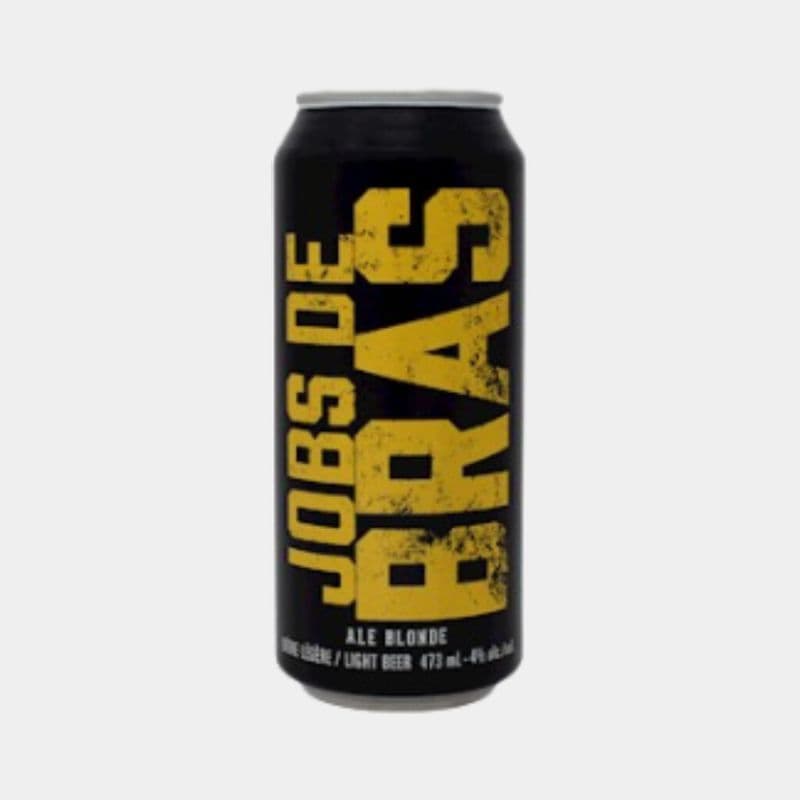Bilboquet - Jobs de bras (Blonde), canette 473 ml (4%) / Bilboquet - Jobs de bras (Blond Ale) - can  473 ml (4%)