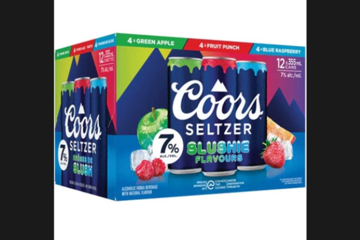 COORS SELTZER SLUSHIE 7% (12 x 355ML)